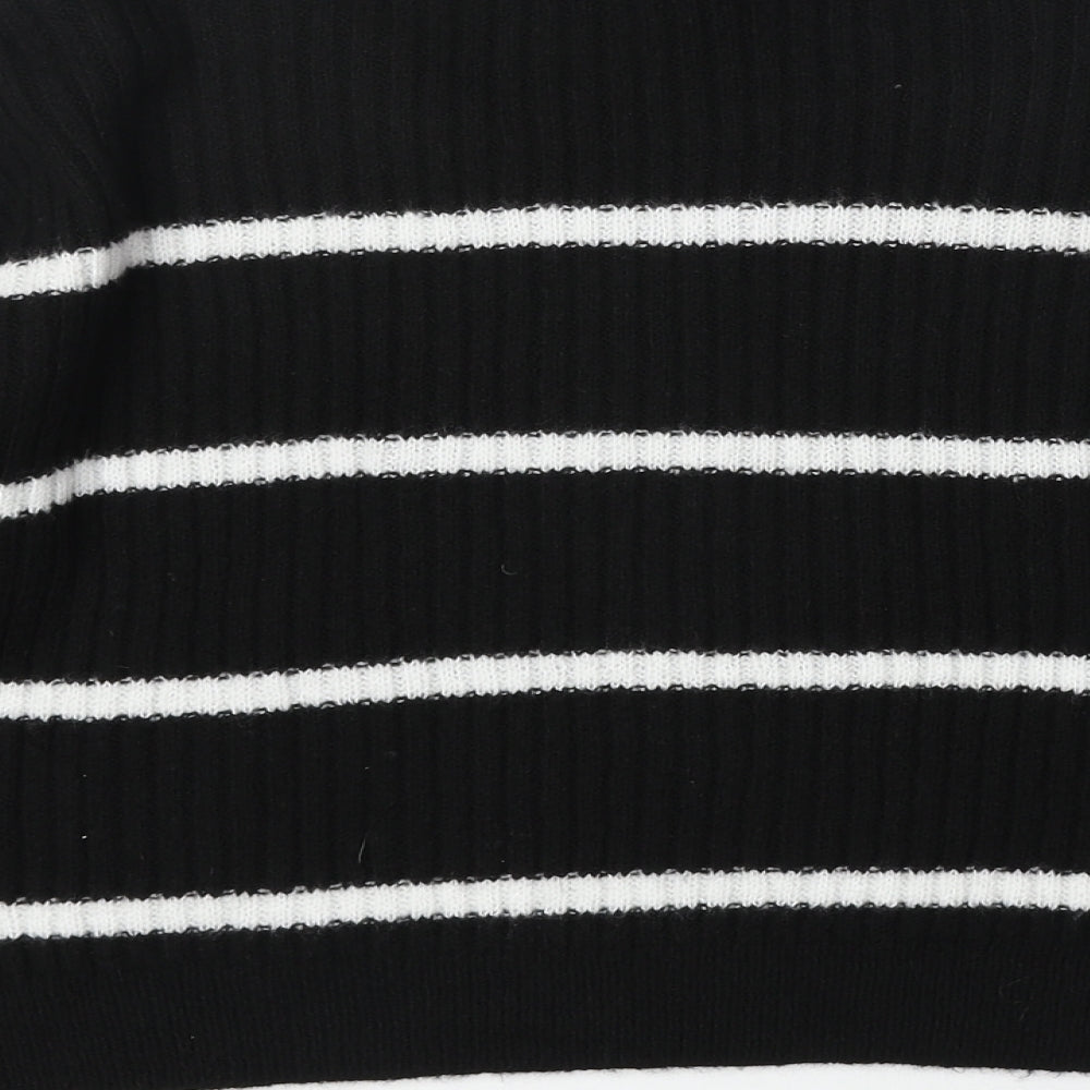 Womens UK Size S New Look Black Pullover Jumper