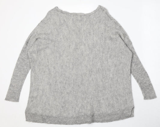 Womens UK Size S New Look Grey Pullover Jumper
