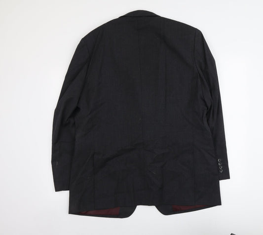 Mens UK Size L Greenwoods Regular Grey Suit Jacket