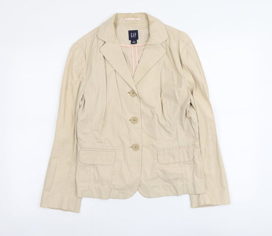 Womens UK Size S Gap Regular Beige Blazer