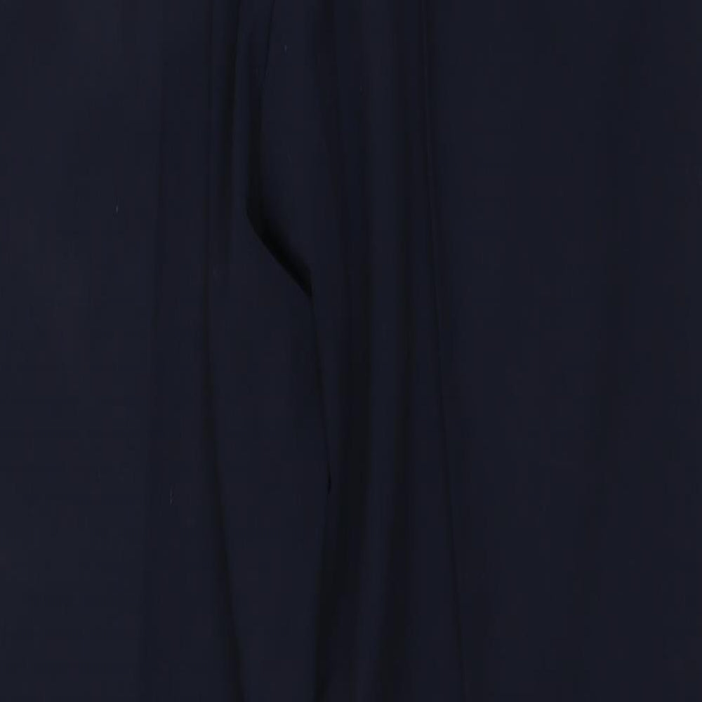 Womens UK Size 12 Marks and Spencer Regular Fit Blue Trousers