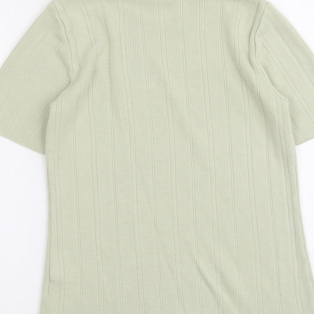Womens UK Size 12 BHS Green Pullover Jumper