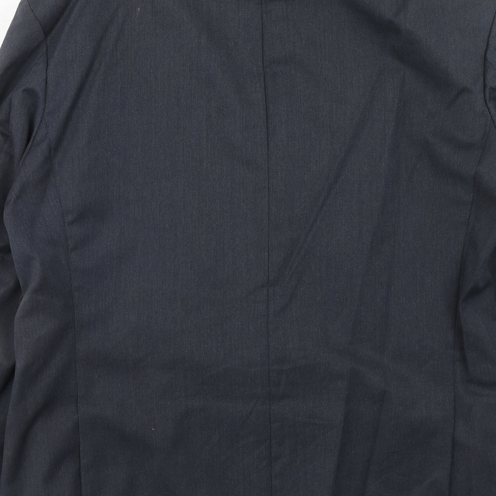 Mens UK Size 40 Marks and Spencer Regular Blue Suit Jacket