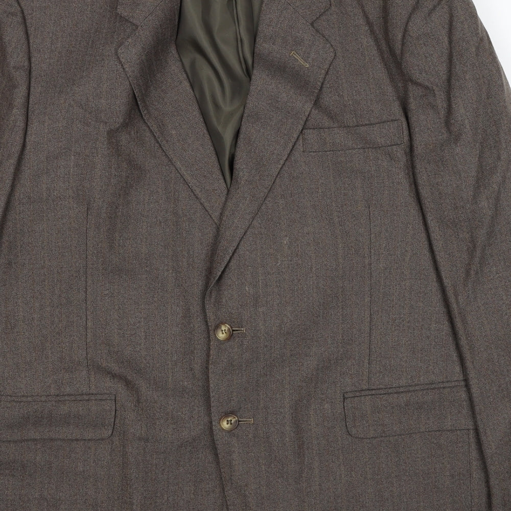 Mens UK Size 40 Greenwoods Regular Brown Suit Jacket