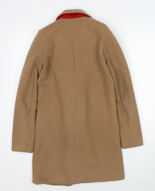 Womens UK Size 4 ASOS Brown Overcoat
