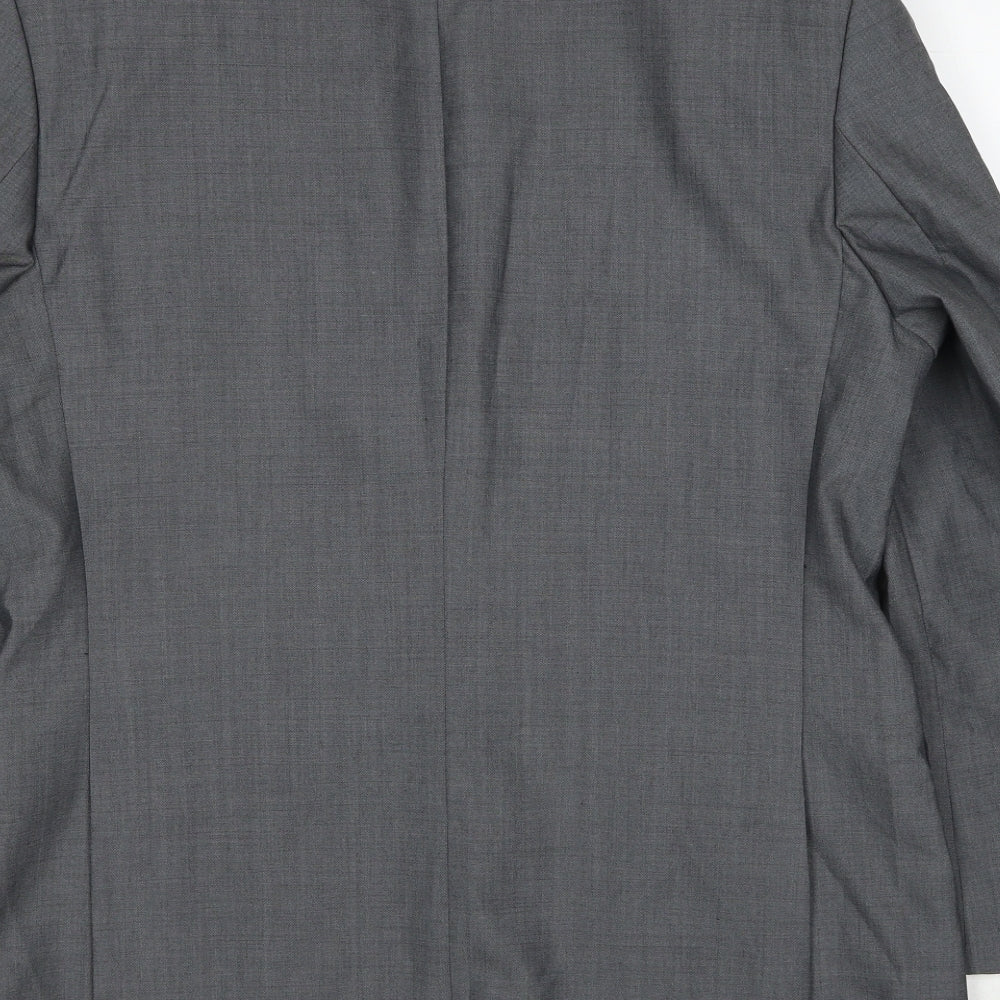 Mens UK Size 42 Debenhams Regular Grey Suit Jacket