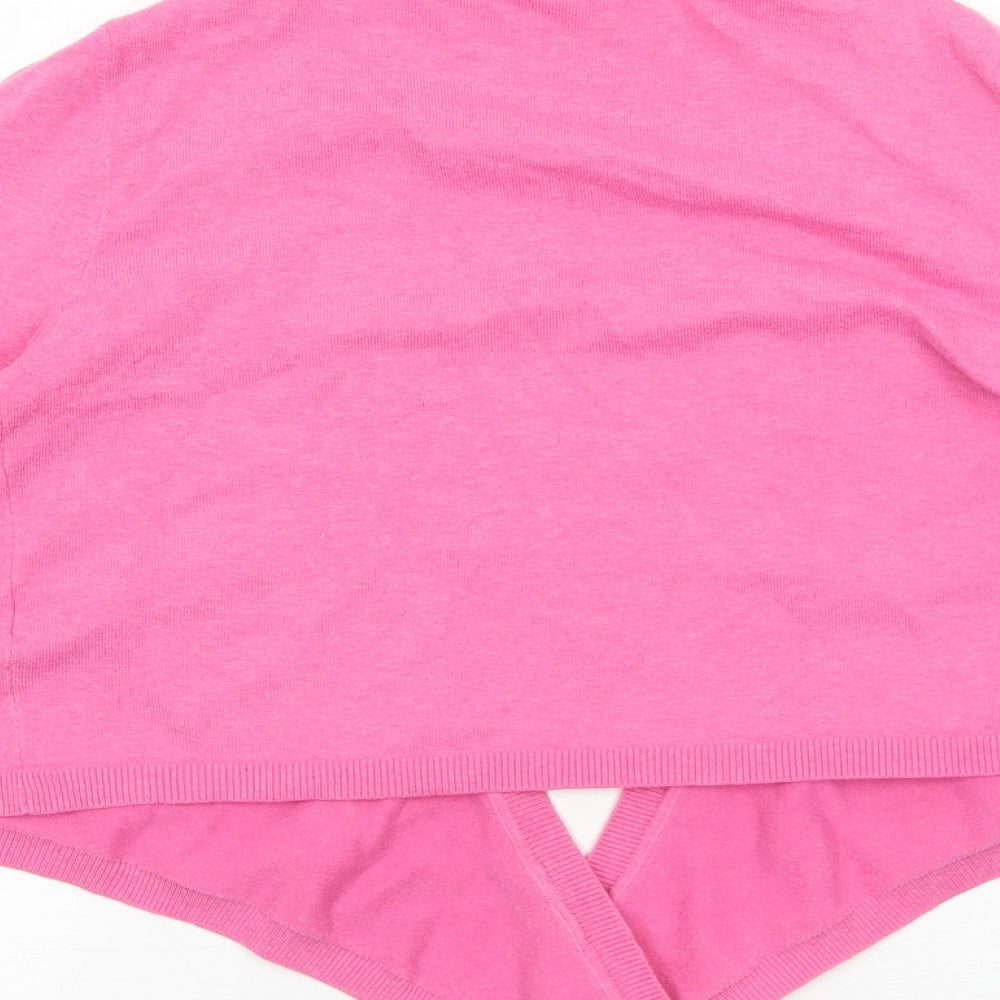 Womens UK Size M Wallis Pink Cardigan Jumper