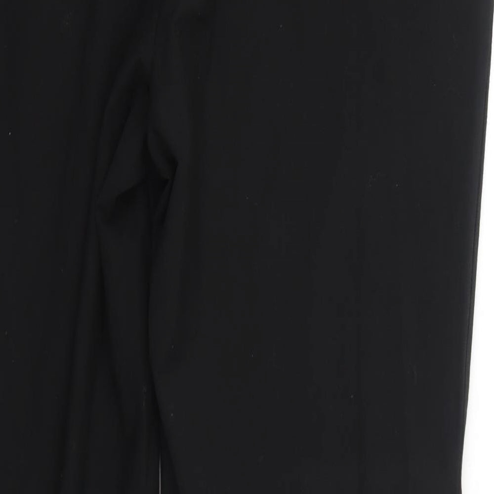 Womens UK Size 18 Marks and Spencer Regular Fit Dress Pants Black Trousers