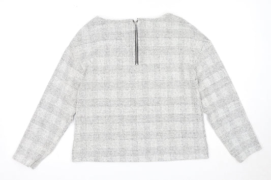 Womens UK Size XS H&M Grey Pullover Jumper