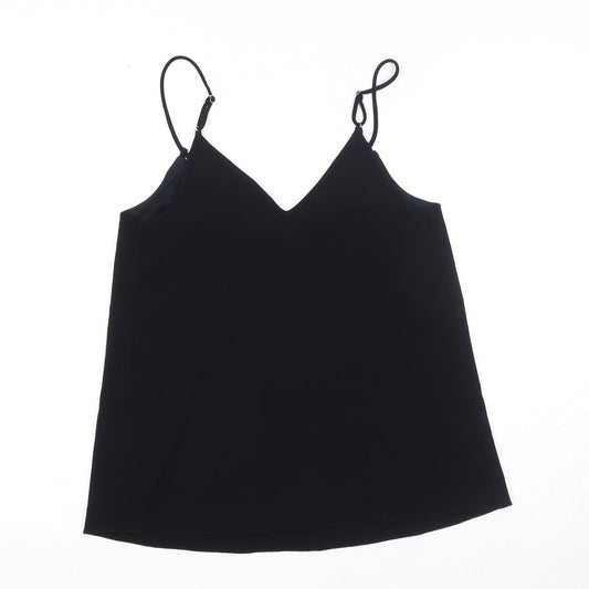 Womens UK Size 6 River Island Black Camisole Tank