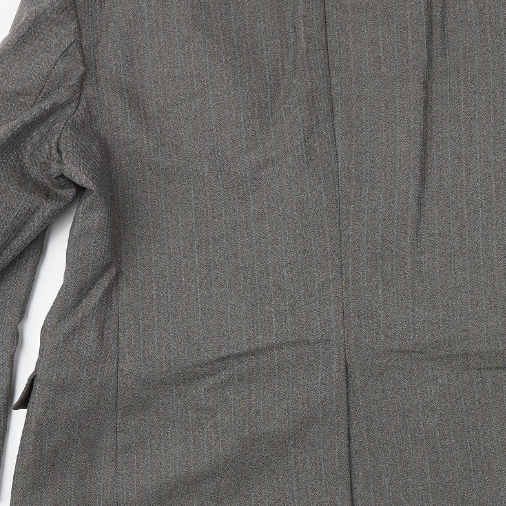 Mens UK Size 42 GREENWOODS Regular Grey Suit Jacket