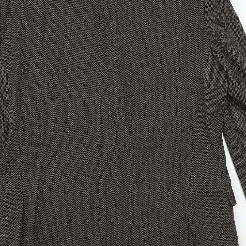 Mens UK Size 40 Marks and Spencer Regular Brown Suit Jacket