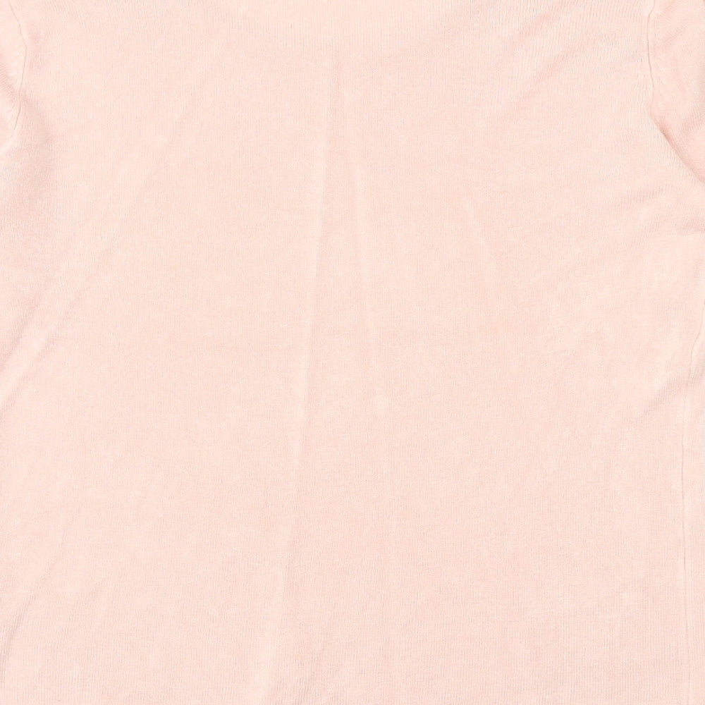 Womens UK Size S Bonmarché Pink Pullover Jumper