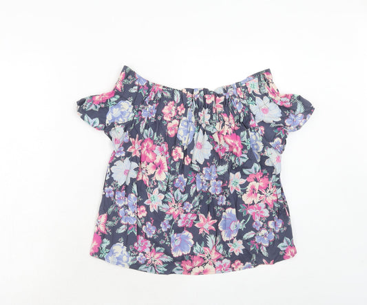 Womens UK Size S Gap Multicoloured Basic Blouse