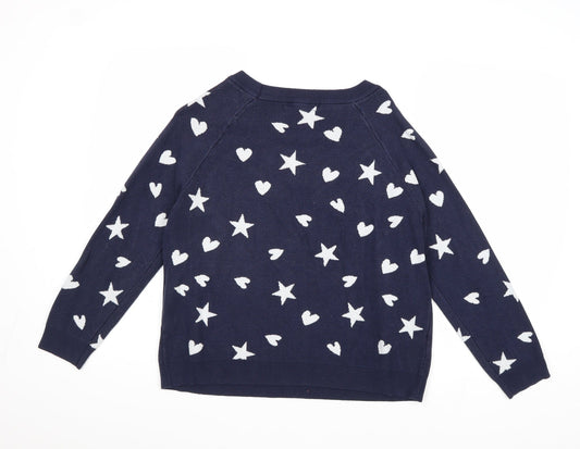 Womens UK Size M NEXT Blue Pullover Sweatshirt