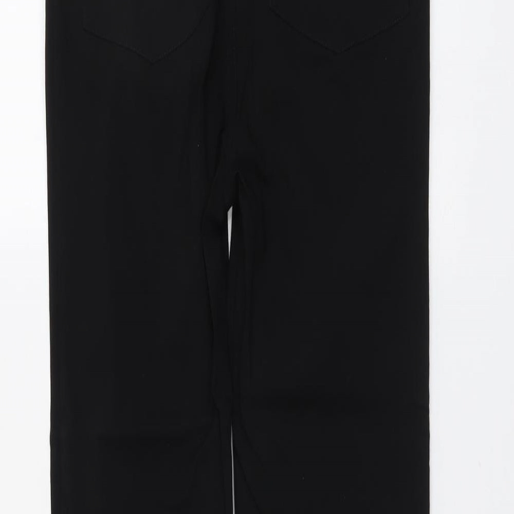 Womens UK Size 8 ASOS Regular Fit Black Trousers