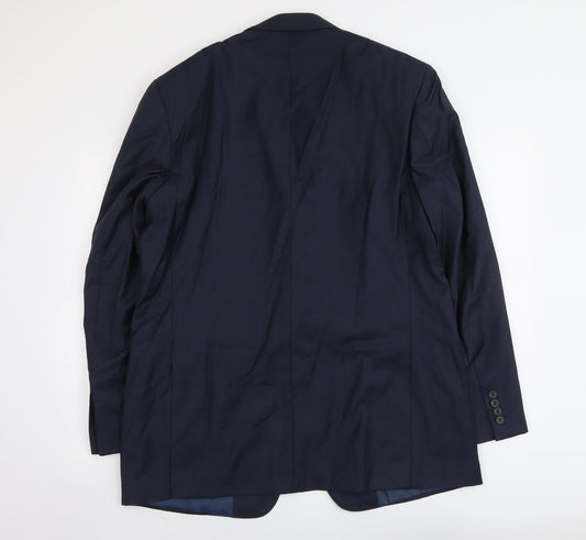 Mens UK Size L Marks and Spencer Regular Blue Suit Jacket
