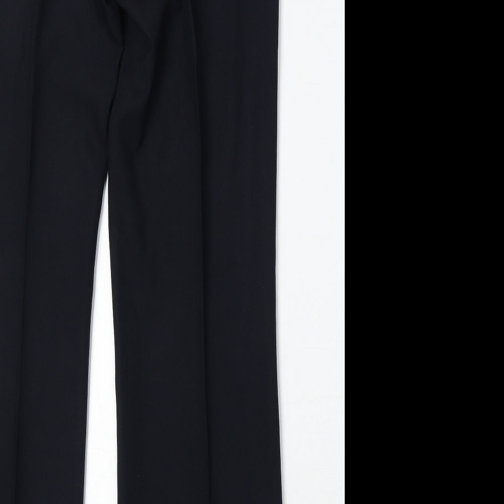 Womens UK Size 12 BHS Regular Fit Blue Trousers