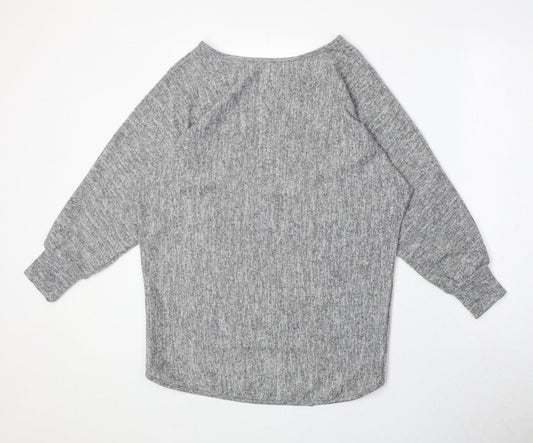 Womens UK Size 12 Stella Grey Pullover Jumper