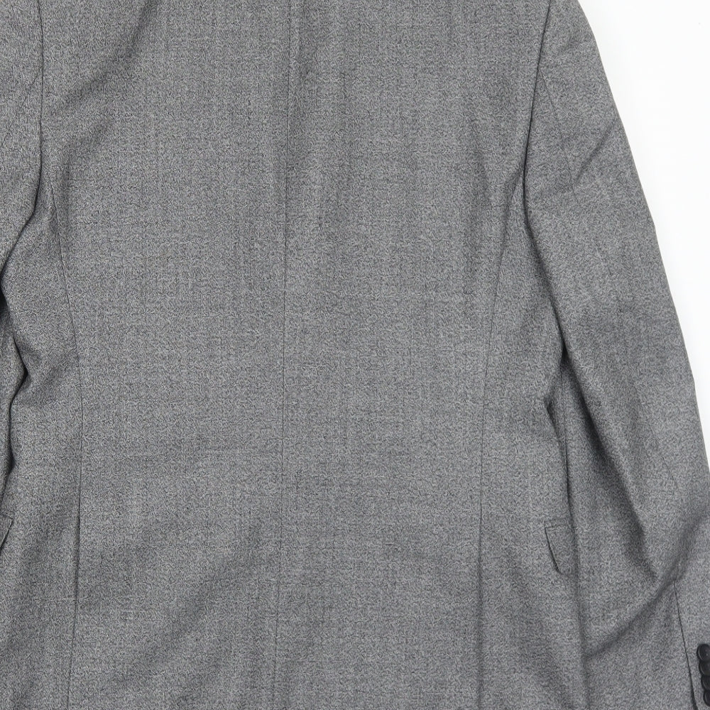 Mens UK Size 40 French Connection Regular Grey Suit Jacket