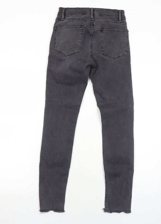 Womens UK Size 6 FRAME Regular Fit Skinny Grey Jeans