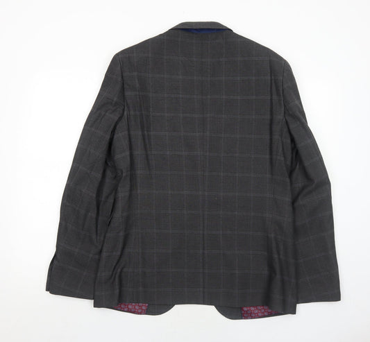 Mens UK Size 40 Marks and Spencer Regular Grey Suit Jacket