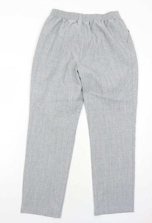 Womens UK Size 12 Marks and Spencer Regular Fit Grey Trousers