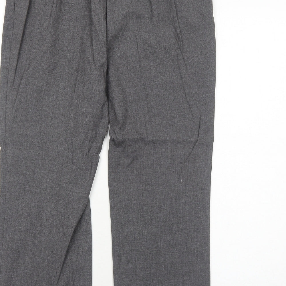 Womens UK Size 12 Marks and Spencer Regular Fit Grey Trousers