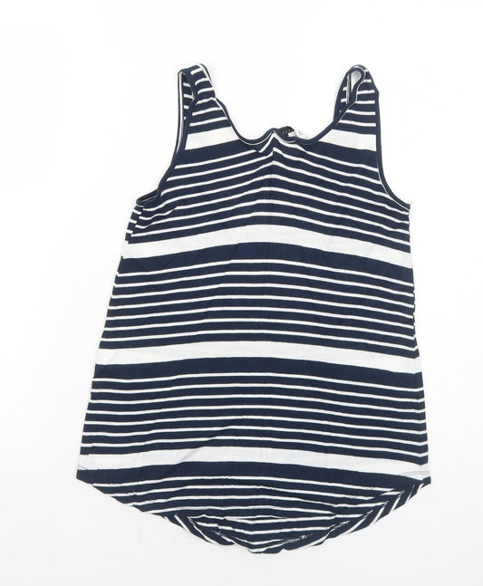 Womens UK Size 10 Warehouse Blue Basic Tank