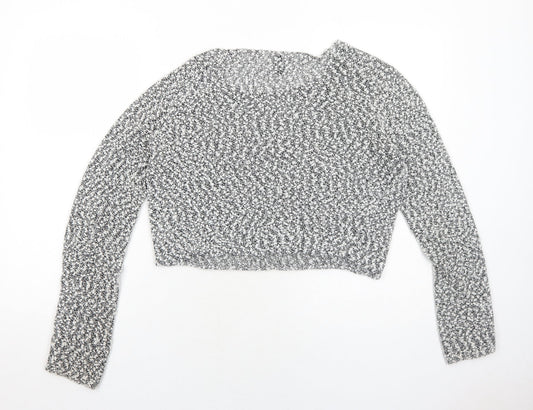 Womens UK Size M H&M Black Pullover Jumper