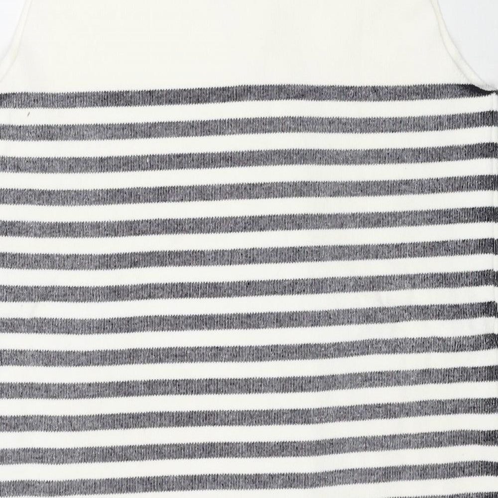 Womens UK Size L Marks and Spencer White Vest Jumper