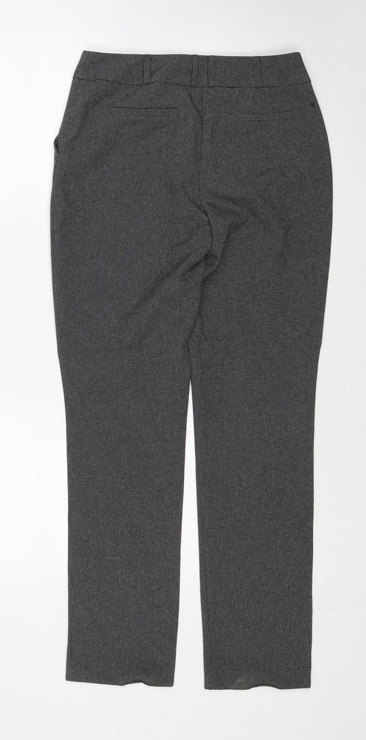 Womens UK Size 8 South Regular Fit Black Trousers