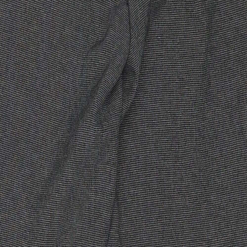 Womens UK Size 8 South Regular Fit Black Trousers