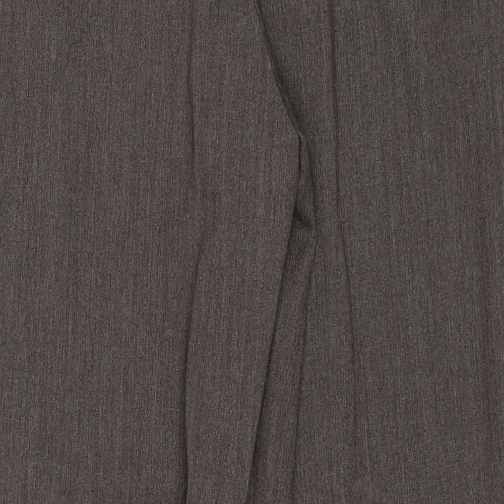 Womens UK Size 12 Marks and Spencer Regular Fit Beige Trousers