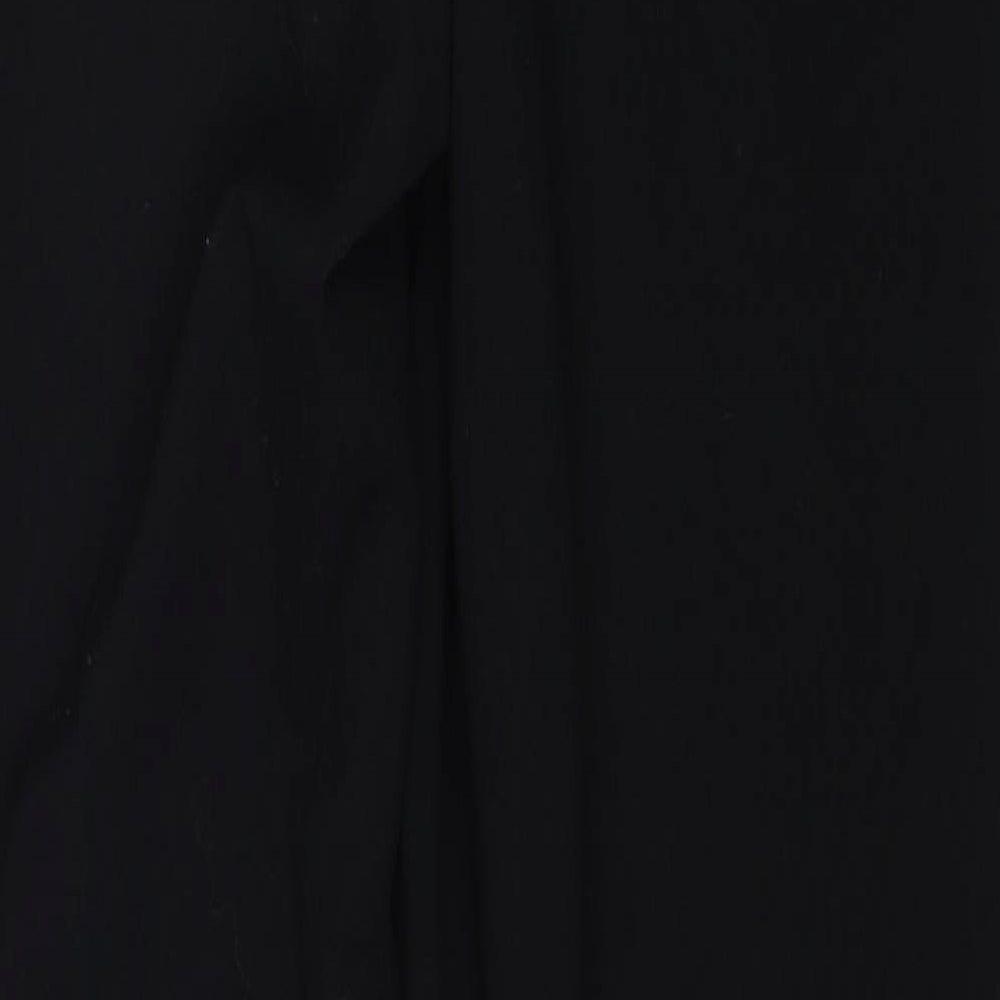 Womens UK Size 8 Marks and Spencer Regular Fit Black Trousers