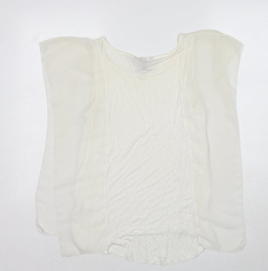 Womens UK Size S H&M White Basic Blouse