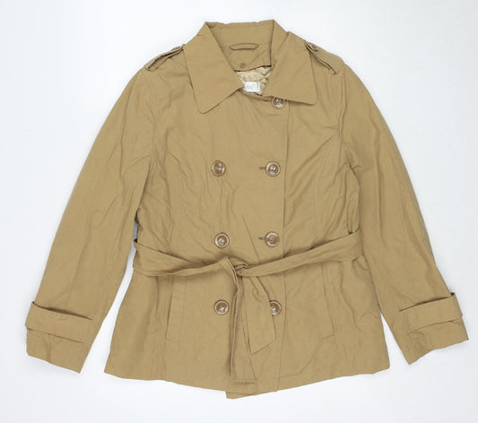 Womens UK Size 12 Berkertex Brown Pea Coat