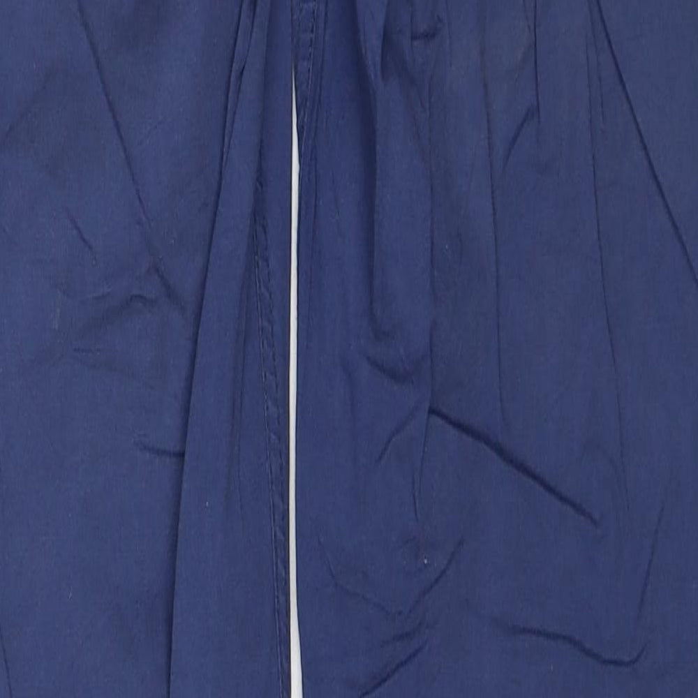 Womens UK Size S House Regular Fit Chino Blue Trousers