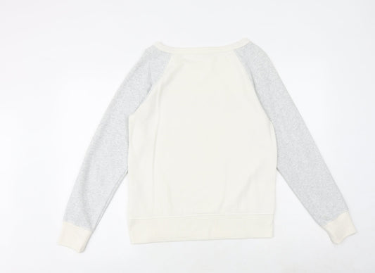 Gap Womens Ivory Cotton Pullover Sweatshirt Size XS Pullover