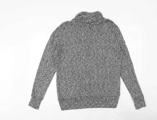 Womens UK Size 10 Topshop Grey Pullover Jumper