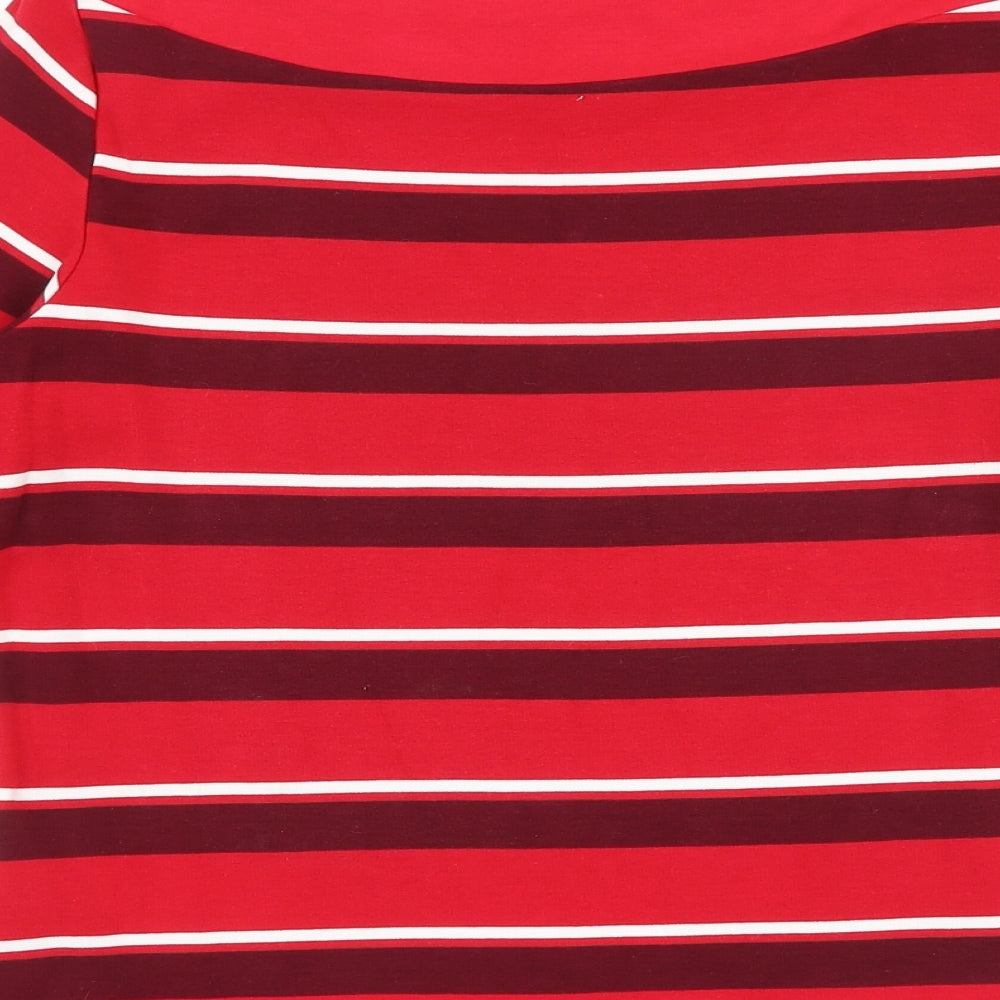 Womens UK Size 12 Marks and Spencer Red Basic Blouse