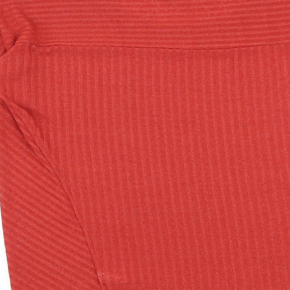 Womens UK Size 12 NEXT Red Basic Blouse