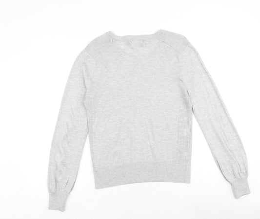 Womens UK Size 10 NEXT Grey Pullover Jumper