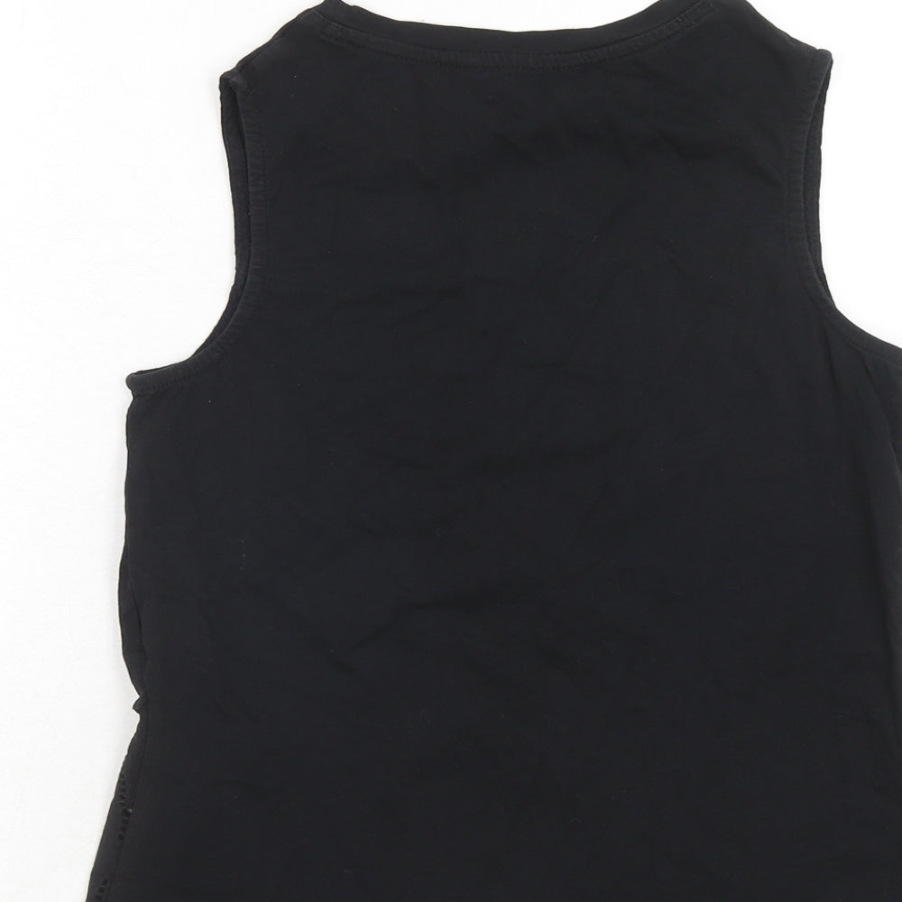 Womens UK Size 6 NEXT Black Basic Tank