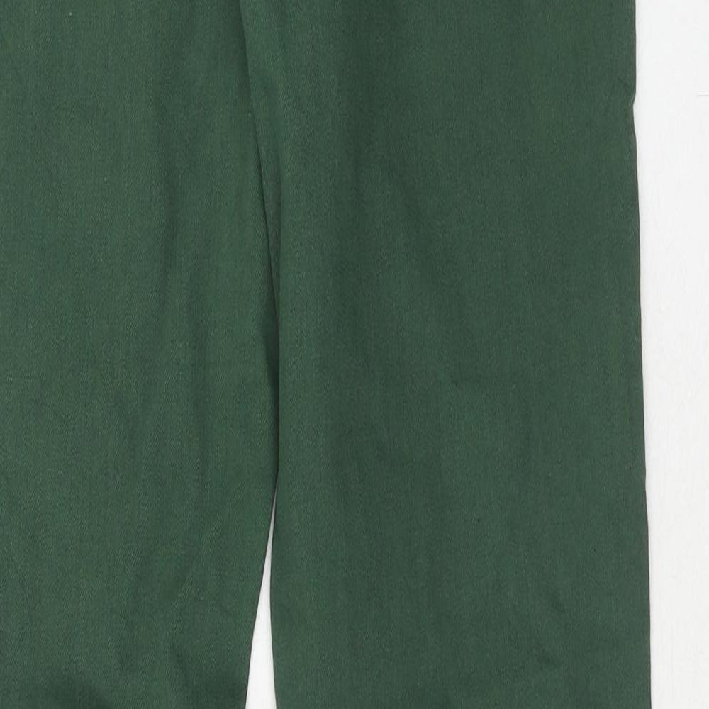 Yessica Womens Green Cotton Straight Jeans Size 30 in Regular Zip