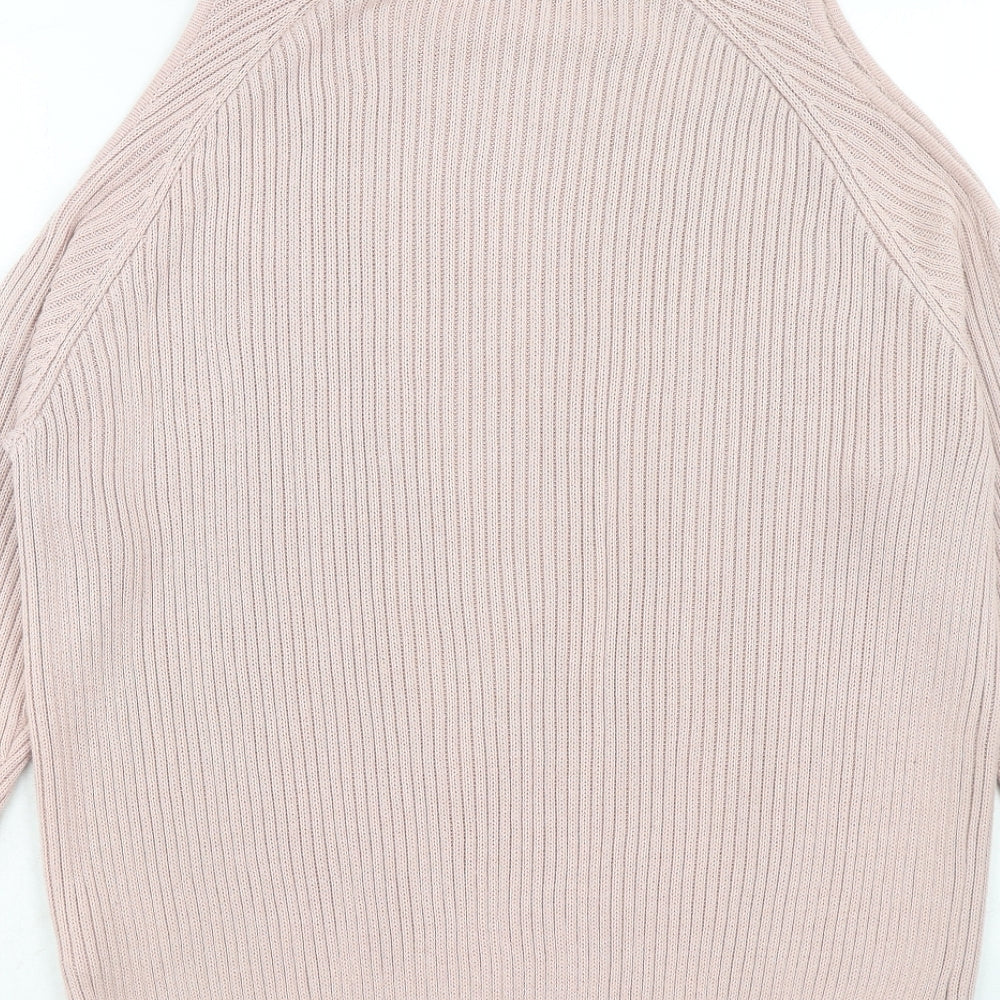 Womens UK Size M H&M Pink Pullover Jumper