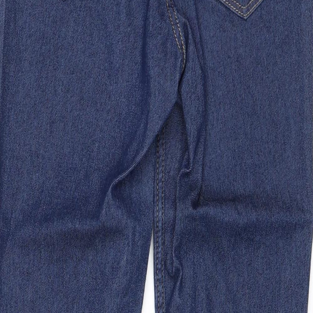 Divided by H&M Womens Blue Cotton Skinny Jeans Size 8 Regular Zip