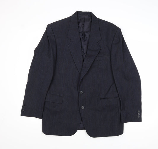 Mens UK Size 40 Anthony Loretto Regular Blue Suit Jacket