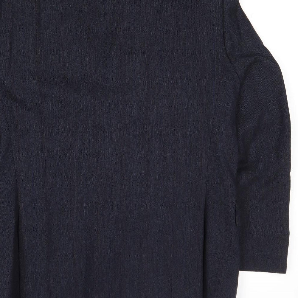 Anthony Loretto Mens Blue Wool Jacket Suit Jacket Size 40 Regular