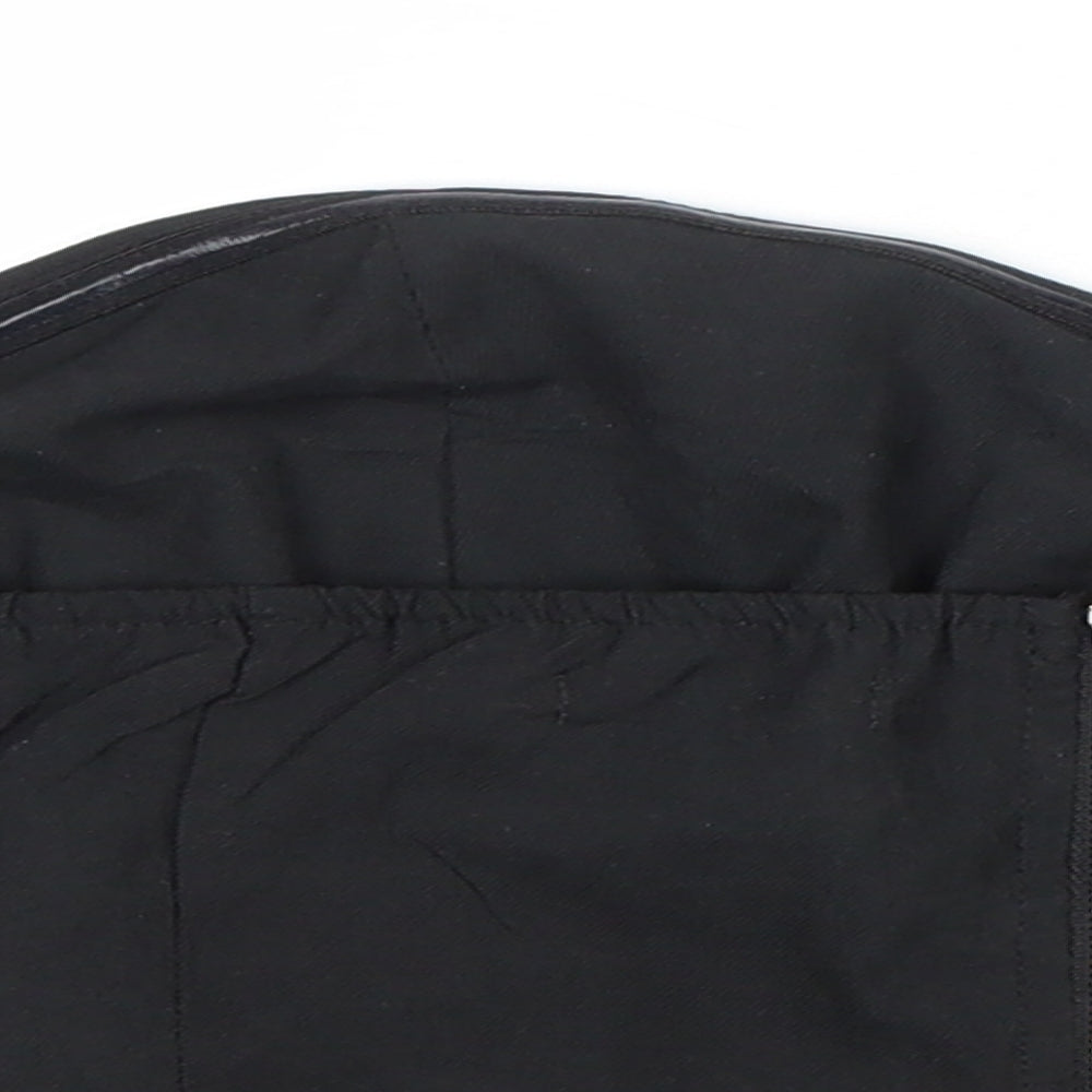 Boohoo Womens Black Polyester Cropped Tank Size 12 Sweetheart